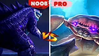 MONSTER (MAGMAJIRA) VS BOSS (GIANT CRAB) - EPIC BATTLE || HUNGRY SHARK EVOLUTION