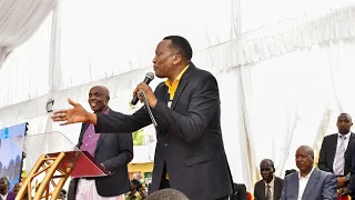 Senator Onyonka Warns Gusii Politicians @ Elijah Osiemo's Funeral
