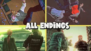 ALL ENDINGS - DEAD RISING 2 [HD]