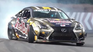 1200HP 2JZ Lexus RC F with Anti-Lag by NMK | Ahmad Daham drifting at Goodwood FOS 2022 | أحمد دحام