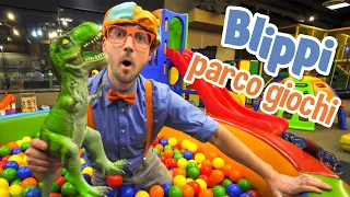 Blippi al parco giochi coperto! +30 min BLIPPI video per bambini | Moonbug Kids Cartoni Animati