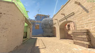 CS2 MIRAGE B Apps GIANT SMOKE with 100% CONSISTENT and EASY Line Up and 2 flashes
