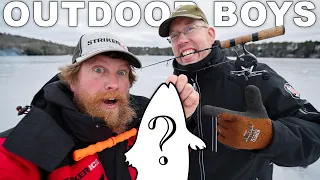 Ice Fishing With The Outdoor Boys in Southern Maine