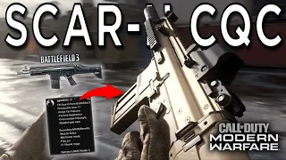 Recreate the FN SCAR-H CQC from Battlefield 3 on Modern Warfare 2019 PS5 Gameplay