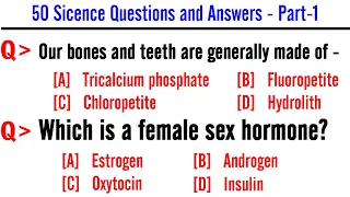 50 Science Questions & Answers on BIOLOGY | Science Trivia Quiz | Science GK Questions | Part-7