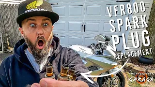 How To Replace Spark Plugs on a Honda VFR800