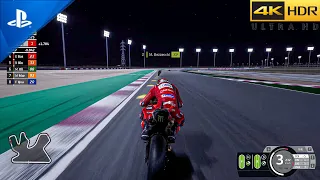 MotoGP 23 - 120% EXTREME Difficulty | QatarGP Full Race | Ultra High Graphics Gameplay [4K/60FPS]