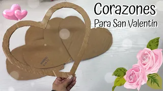 4 DIY Corazones para SAN VALENTÍN / Ideas para Decorar Regalar o Vender / DIY / San Valentin/