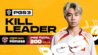 지옥견의 송곳니, CES_Himass｜PGS 3 KILL LEADER