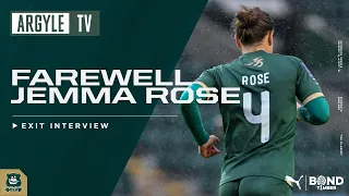 Exit Interview | Farewell Jemma Rose