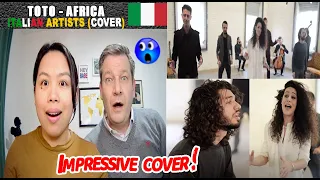 Toto - Africa | ITALIAN ARTISTS (cover) |Dutch Couple REACTION