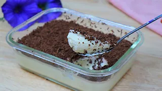 Hausgemachtes Dessert, das ich nie müde werde zu essen. Nachtisch in 5 Minuten! Kein Backen!