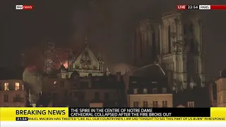 BREAKING: Firefighter tackling Notre-Dame blaze in Paris "seriously injured".   🔴 Here's everything