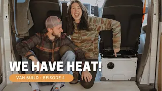 VAN BUILD | Installing an Espar Heater and Swivel Seat into our Off-Grid Campervan