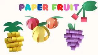 Top 5 Fruit Of The Spirit Crafts | How To Make Paper Fruit | First Miami Kids