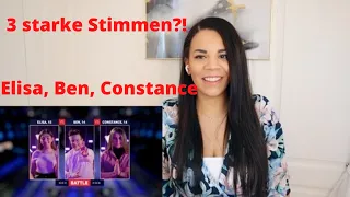 Gesangslehrerin reagiert auf Constance, Elisa und Ben (Skyfall) I Battles I The Voice Kids 2021