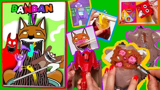 DIY♥ Garten of banban chapter4 KittySaurus Mukbang Gaming Book/Queen Bouncelia,Toadster, Slow Seline