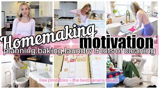 *NEW*HOMEMAKING MOTIVATION CLEAN WITH ME, BAKING, PLAN WITH ME + MORE TIFFANI BEASTON 2024