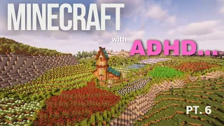 I build a not so practical Flower Farm... Minecraft with ADHD...