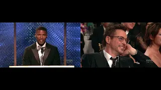 Jamie Foxx Invites Robert Downey Jr. to Daughter's Birthday - 2014 Britannia Awa