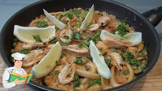 Паэлья с морепродуктами (Paella de mariscos) рецепт
