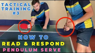 How To READ & RECEIVE Pendulum Serve | Pro Tactical Training Tutorial #3 | Table Tennis / Ping Pong