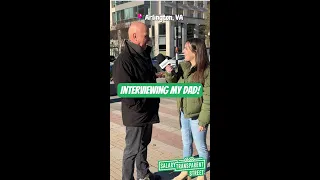 Interviewing my Dad! 💚 Arlington, VA📍Salary Transparent Street