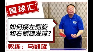 乒乓找教练 21 如何接左侧旋发球和右侧旋发球？