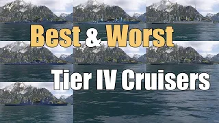 Best & Worst: Tier IV Cruisers | World of Warships | Xbox PS4 PS5