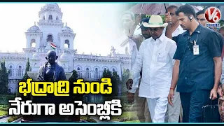 CM KCR To Reach Hyderabad For Vote To President Elections  | V6 News