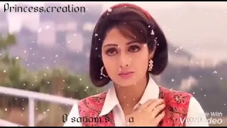 💚Evergreen💚Sri Devi💚Whatsapp Status Video💚Oh Tere Pyar Ko Salam O Sanam💚By Princesse 💚💚💚