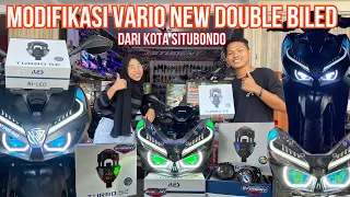 VARIO NEW PASANG DOUBLE BILED | DEVIL RGB REMOTE !!!