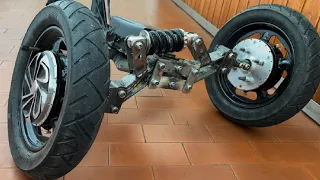 HOW TO MAKE SUSPENSION FOR ELECTRIC MOTOR, 2, DIY, INVENTS AND IDEAS