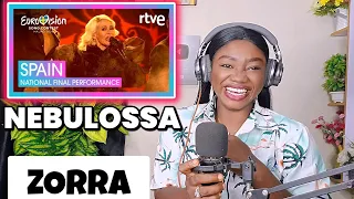 Nebulossa - Zorra | Spain 🇪🇸 | National Final Performance | Eurovision 2024 REACTION!!! | RTTVREACT