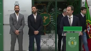 SPORTING CP - apresentação de Rúben Amorim como treinador principal