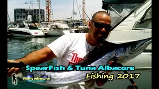 Fishing SpearFish & Tuna Albacore 2017 דייג