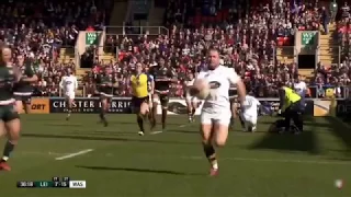 Matt tait try saving tackle vs Wasps 2018