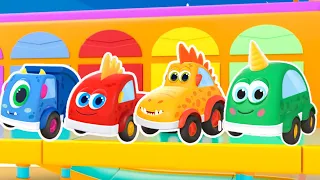 Sing with Mocas! The Finger Family song for kids & nursery rhymes. Songs for kids & car cartoons.