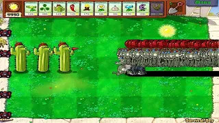 Plants vs Zombies Hack - 1 Cactus vs 999 Balloon Zombie vs Tall Nut Zombie