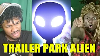 WHAT HAPPENS IF ALIENS LAND IN A TRAILER PARK - TRAILER PARK ALIEN (Reaction)