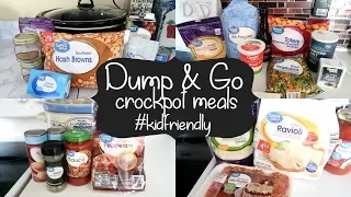 WHAT'S FOR DINNER COLLAB | EASY DUMP & GO CROCKPOT MEALS