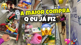 A MAIOR COMPRA NO MERCADO QUE JÁ FIZ NA MINHA VIDA!!😭🙌🏼❤️ |Ash Couto