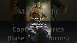 Moon Knight VS Captain America | #shorts #viral #fyp #edit #vsedits #marvel #dc #comics #mcu