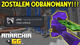 ZOSTAŁEM ODBANOWANY NA NAJLEPSZYM LIFESTEAL SMP (anarchia.gg)