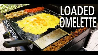 Loaded Omelette on the Blackstone 22" Griddle | COOKING WITH BIG CAT 305