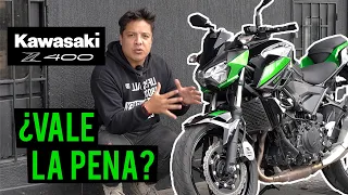 Kawasaki Z400 🤔 ¿Qué tan buena es? 🫣 | Cam Daza