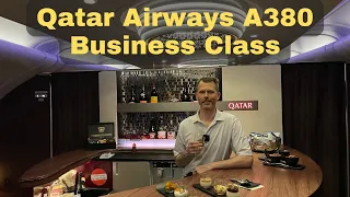 Qatar Airways A380 Business Class! BKK - DOH