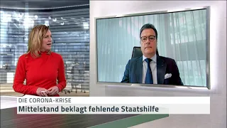 NTV-Interview: Mittelstand beklagt fehlende Staatshilfe