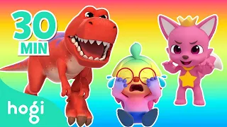 🦖 BEST SONGS of the MONTH｜Dinosaurs for Kids｜Jingle Play｜Happy Dinosaur Day!｜Hogi Colors