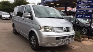 SOLD....FOR SALE; 2008 08 VW TRANSPORTER COMBI 2.5 TDI T30 5 SEATS, 173,000 miles, £7675. **NO VAT**